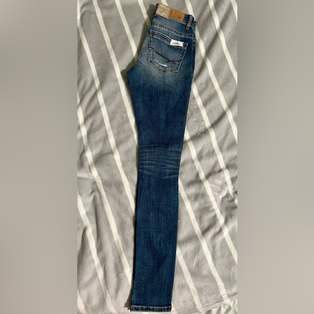 BKE Payton Denim Jeans (Skinny) (Distressed) - Picture 3 of 5